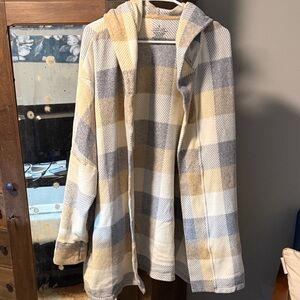Cuddl Duds Hooded Fleece Coat with Stretch 2/3X Gently Used